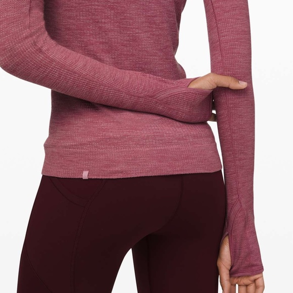 lululemon athletica Tops - Rare Lululemon // Swiftly Wool Pullover in Moss Rose Size 2